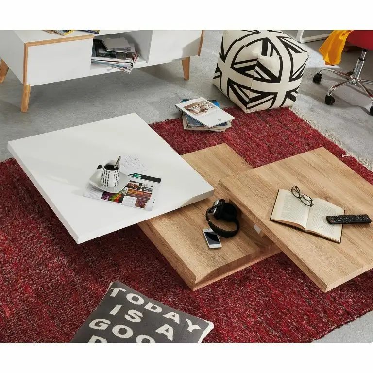 Loftscape Loftscape Table Basse Orsa – Imitation Chêne De Sonoma / Blanc