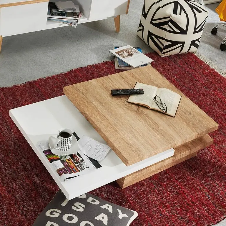 Loftscape Loftscape Table Basse Orsa – Imitation Chêne De Sonoma / Blanc