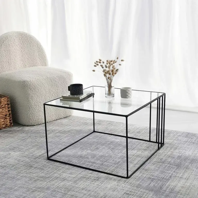 Loftscape Loftscape Table Basse Osiris – Verre / Métal – Noir