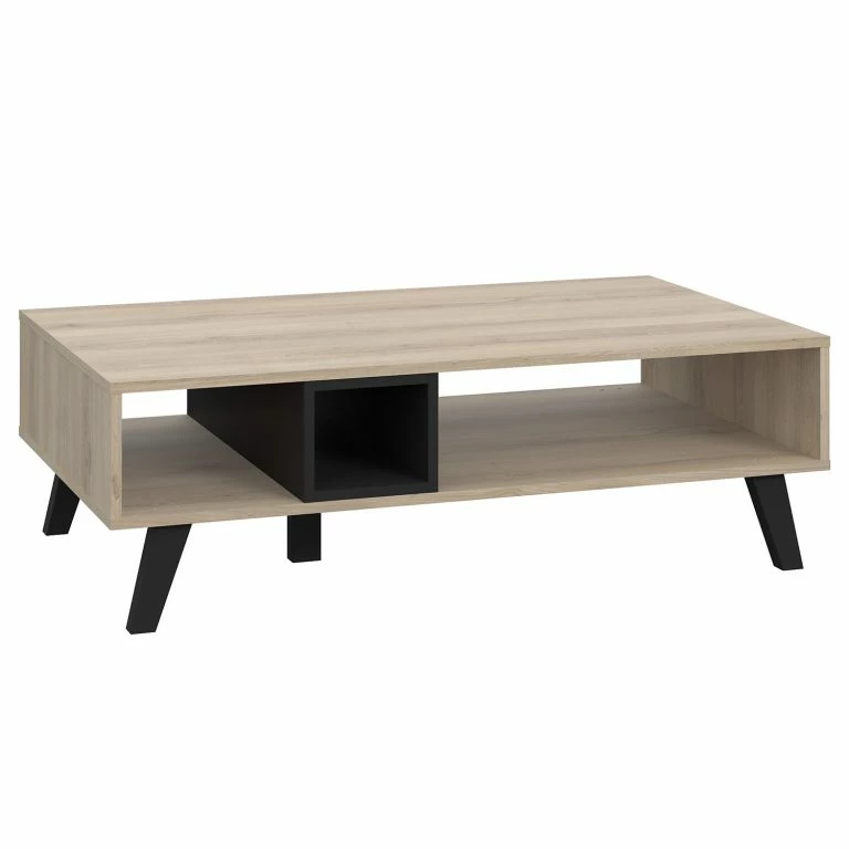 Loftscape Loftscape Table Basse Pesaro – Imitation Chêne Artisan / Noir