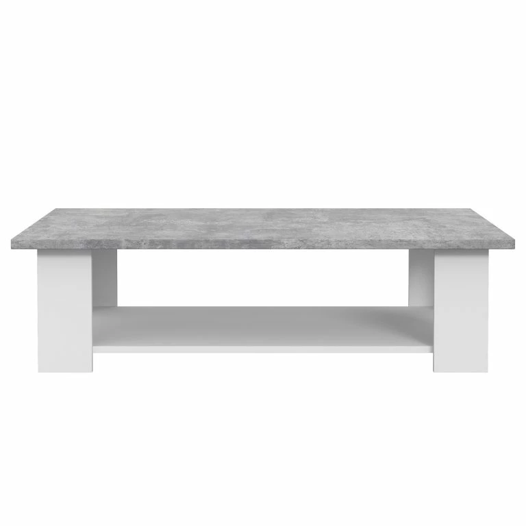 Loftscape Loftscape Table Basse Potom I – Imitation Béton / Blanc