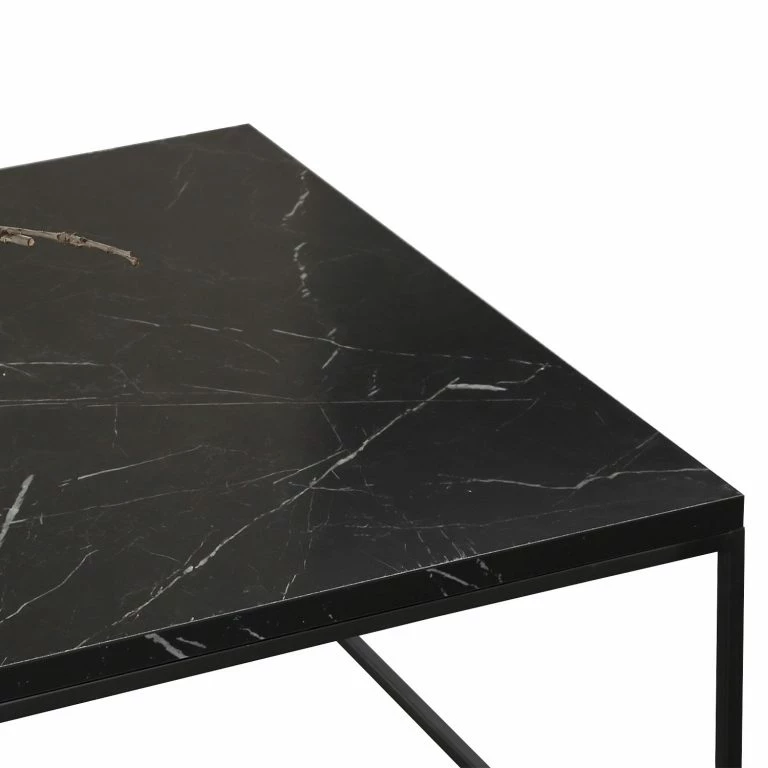 Loftscape Loftscape Table Basse Ravello – Imitation Marbre Noir