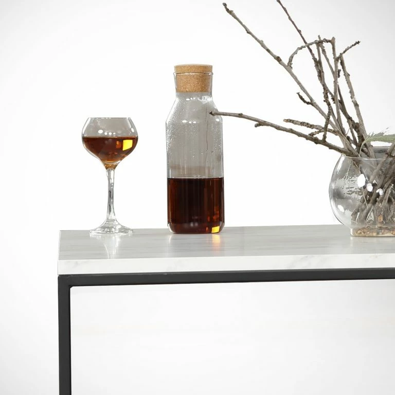 Loftscape Loftscape Table Basse Reedsen – Imitation Marbre Blanc