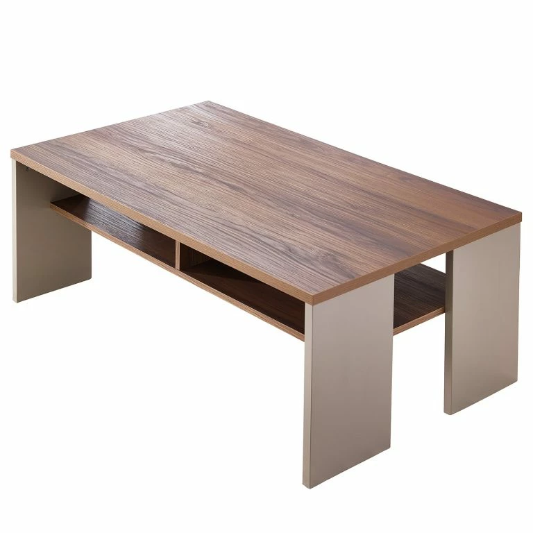 Loftscape Loftscape Table Basse Saida – Cachemire / Imitation Noyer