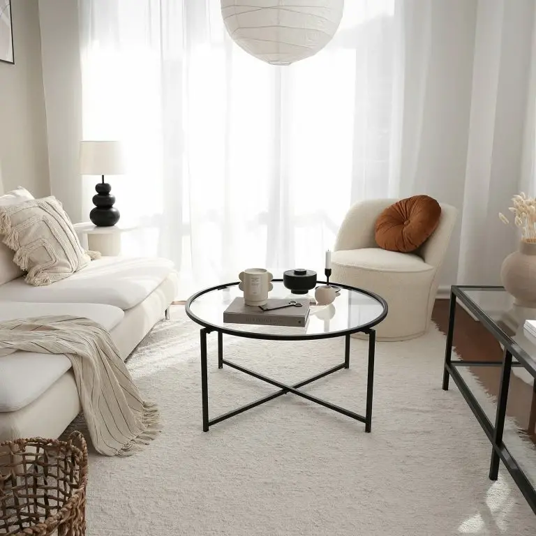 Loftscape Loftscape Table Basse Sedan I – Verre / Métal – Noir