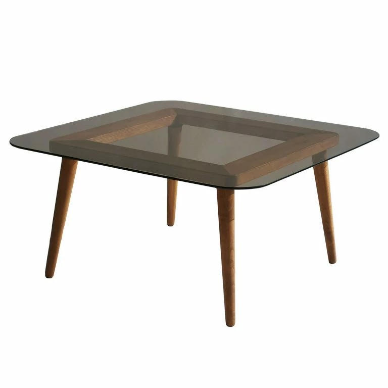 loftscape Loftscape Table basse Smola – Verre / Pin massif – Pin