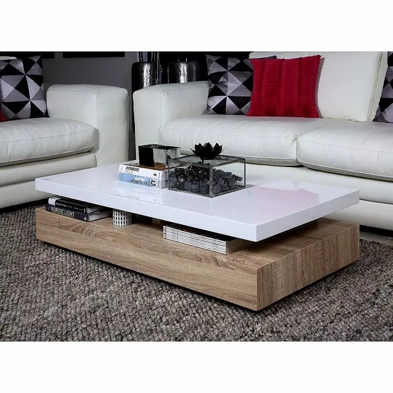 Loftscape Loftscape Table Basse Sono – Blanc Brillant