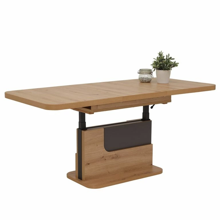 Loftscape Loftscape Table Basse Theen – Extensible – Imitation Chêne Artisan
