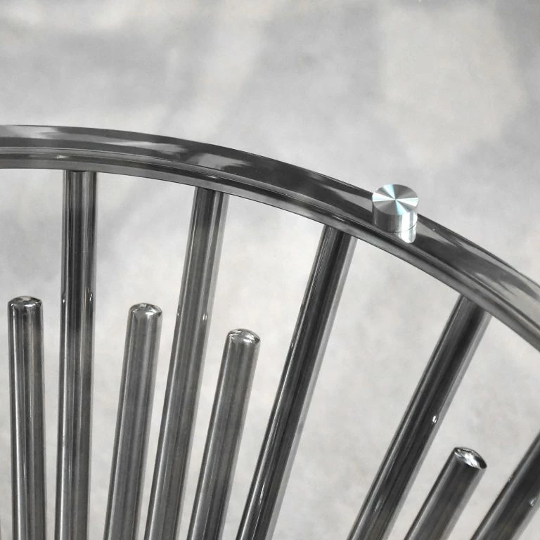 Loftscape Loftscape Table Basse Thionne – Verre / Acier Inoxydable Chromé