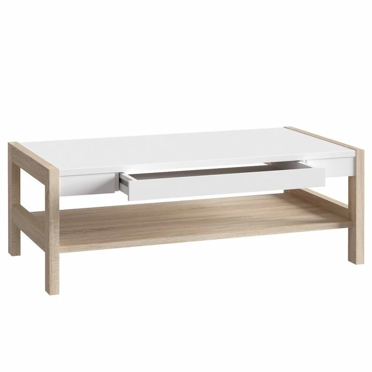 Loftscape Loftscape Table Basse Thurles – Imitation Chêne Sonoma / Blanc