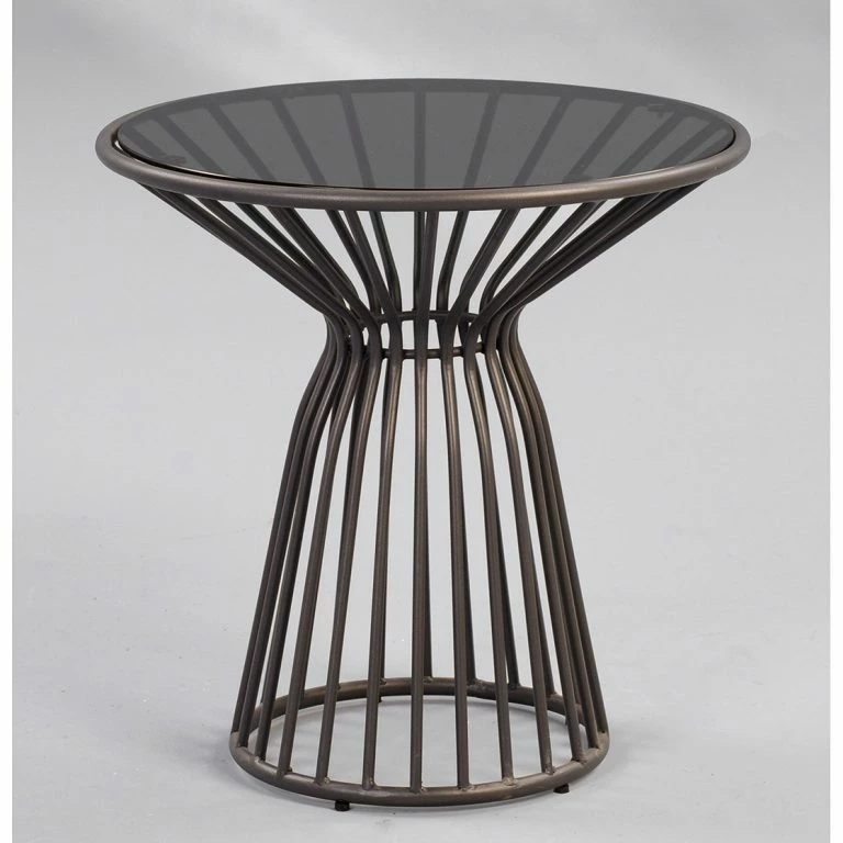 Loftscape Loftscape Table Basse Tuchan – Verre / Métal – Noir