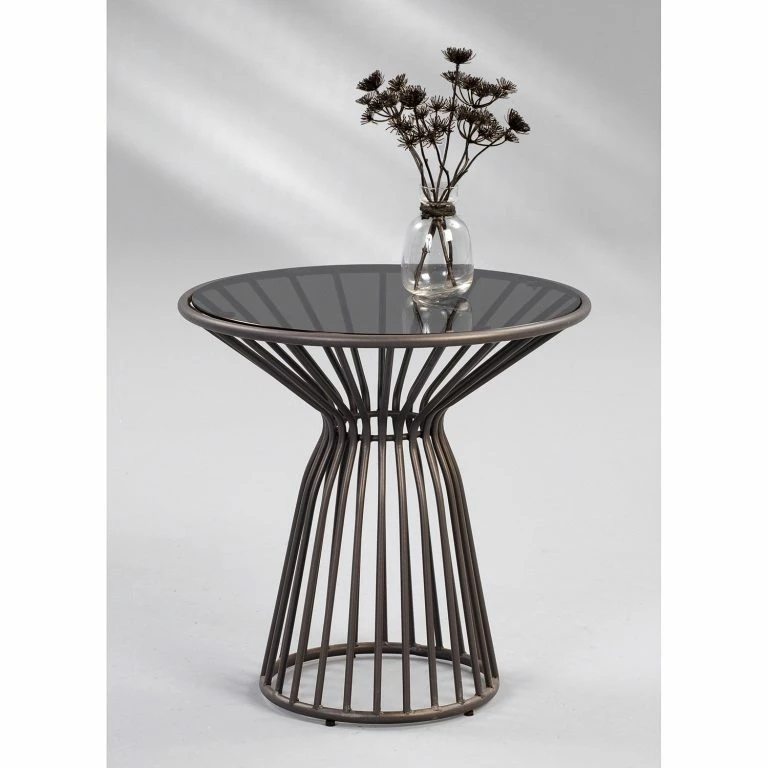 Loftscape Loftscape Table Basse Tuchan – Verre / Métal – Noir