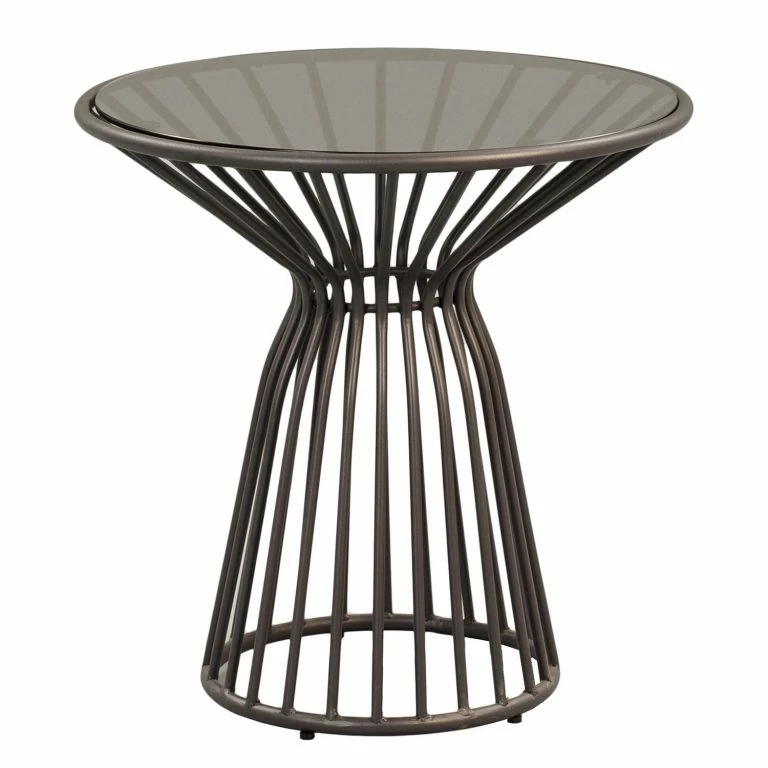 loftscape Loftscape Table basse Tuchan – Verre / Métal – Noir