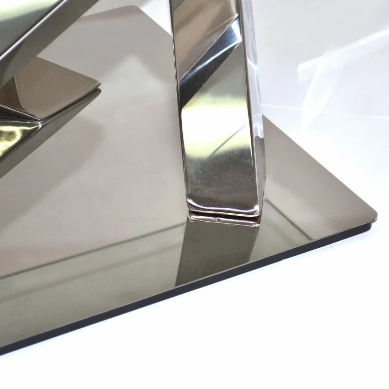 Loftscape Loftscape Table Basse Vareilles I – Verre / Acier Inoxydable Chromé