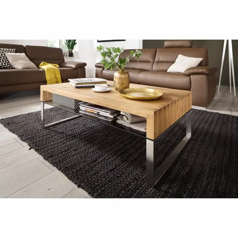 Loftscape Loftscape Table Basse Vinton – Chêne Massif Huilé – Largeur : 110 Cm