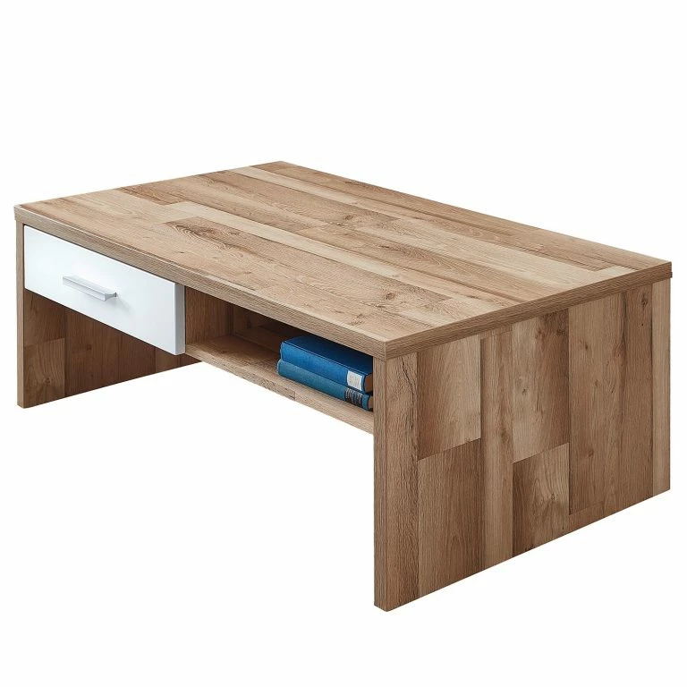 Loftscape Loftscape Table Basse Waverly – Blanc / Imitation Chêne