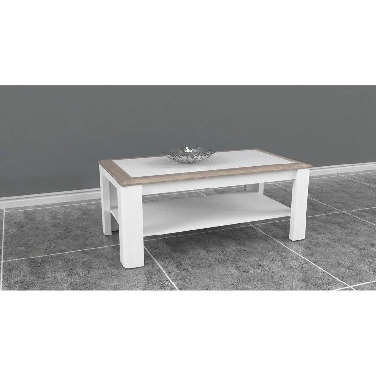 Loftscape Loftscape Table Basse Wilander – Imitation Chêne Nelson / Blanc Mat