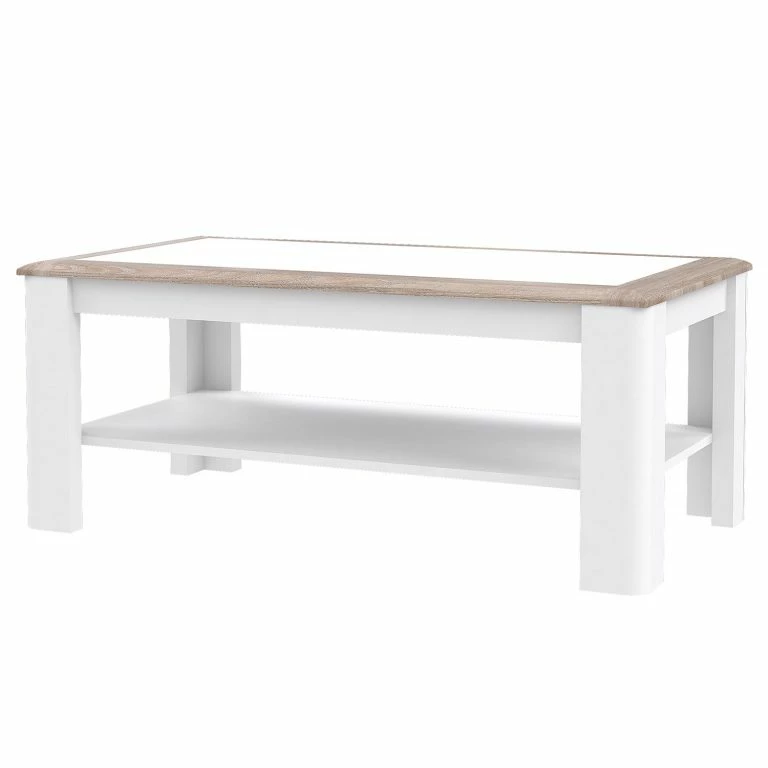 loftscape Loftscape Table basse Wilander – Imitation chêne Nelson / Blanc mat