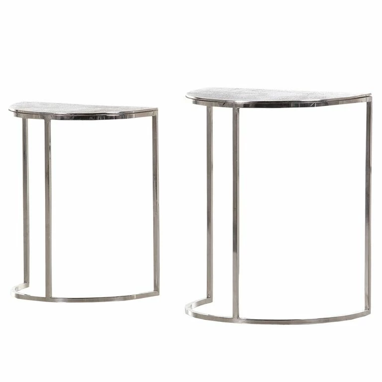Loftscape Loftscape Tables Gigognes Timba (2 éléments) – Aluminium – Argenté