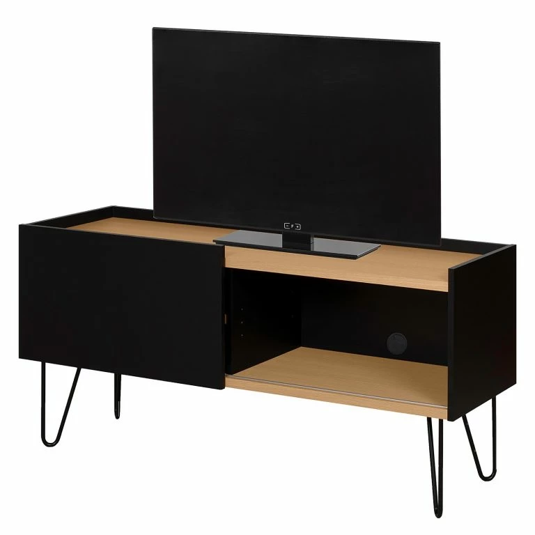 Loftscape Temahome Meuble TV Nina – Chêne / Noir