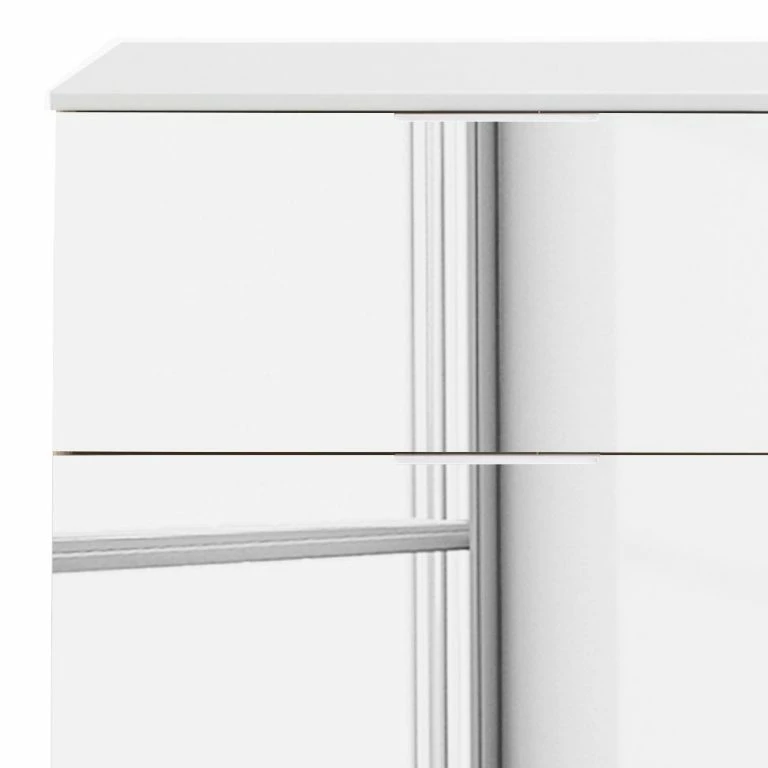 Loftscape Wimex Commode Lingga III – Blanc / Miroir