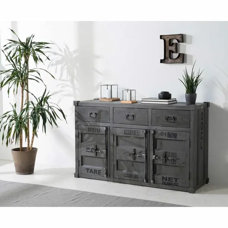Loftscape Wolf-Möbel Buffet Container – Acacia Gris