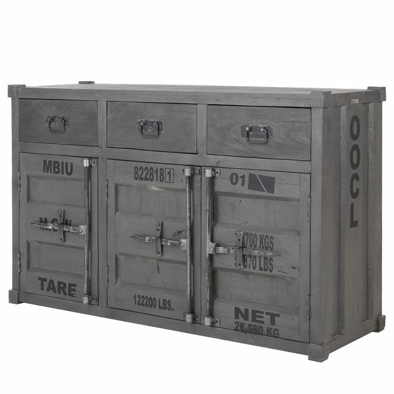 loftscape Wolf-Möbel Buffet Container – Acacia Gris
