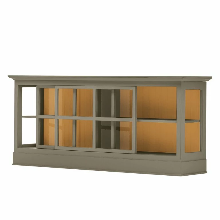 Loftscape Maison Belfort Buffet Azjana I – Granite / Pin Couleur Miel