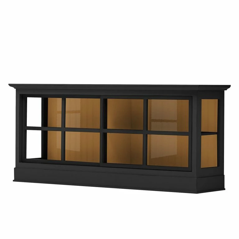 loftscape Maison Belfort Buffet Azjana I – Noir / Pin couleur miel