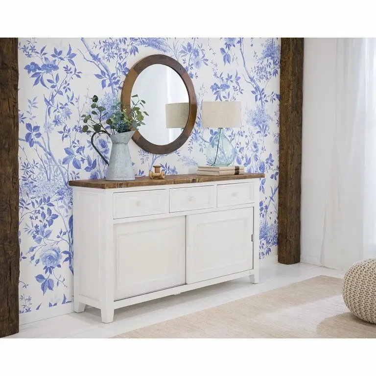 Loftscape Maison Belfort Buffet Balignton – Pin Massif – Pin / Blanc