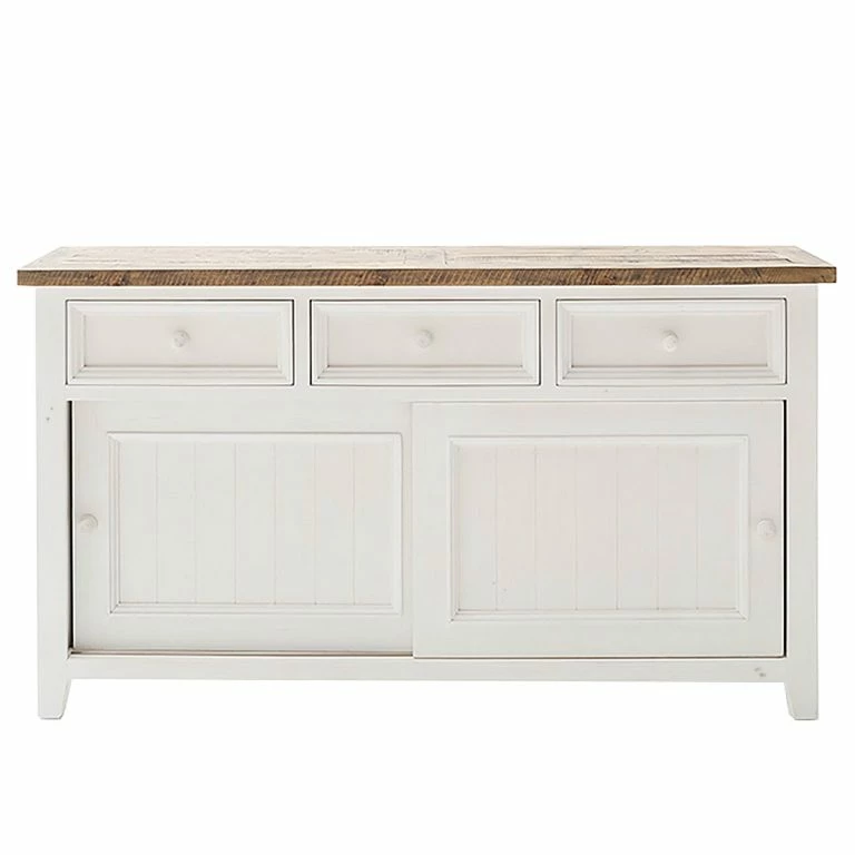 Loftscape Maison Belfort Buffet Balignton – Pin Massif – Pin / Blanc