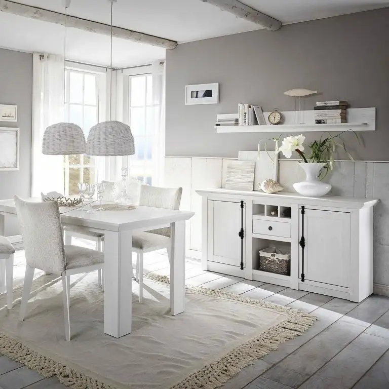 Loftscape Maison Belfort Buffet Geestland – Imitation Pin Blanc