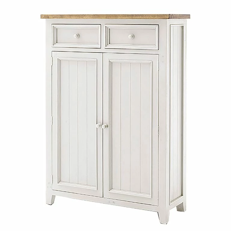 loftscape Maison Belfort Buffet haut Balignton – Pin massif – Blanc