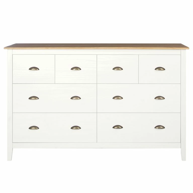 Loftscape Maison Belfort Buffet Rivery II – Pin Massif – Blanc