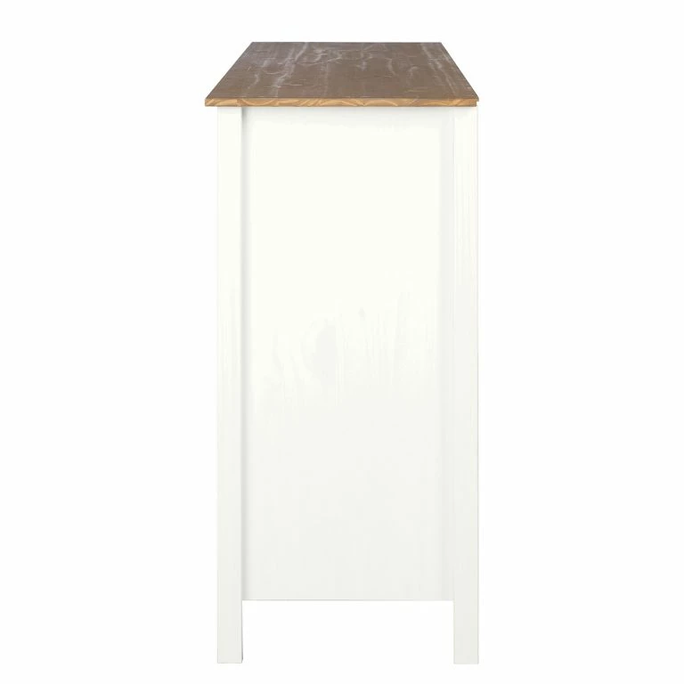 Loftscape Maison Belfort Buffet Rivery II – Pin Massif – Blanc