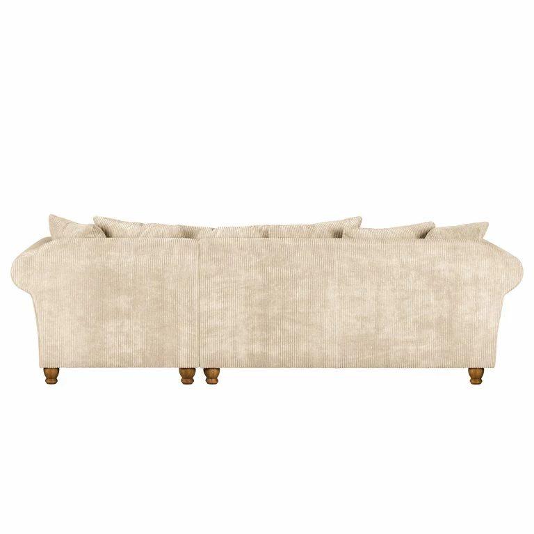 Loftscape Maison Belfort Canapé D’angle Colares – Crème – Méridienne Courte à Droite (vue De Face)