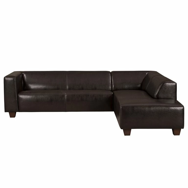 Loftscape Maison Belfort Canapé D’angle Nespolo Cuir Véritable – Méridienne Longue à Droite (vue De Face)