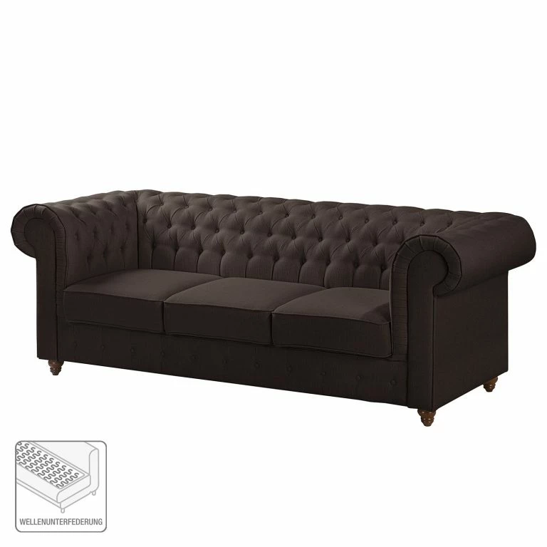 Loftscape Maison Belfort Canapé Pintano (3 Places) – Expresso