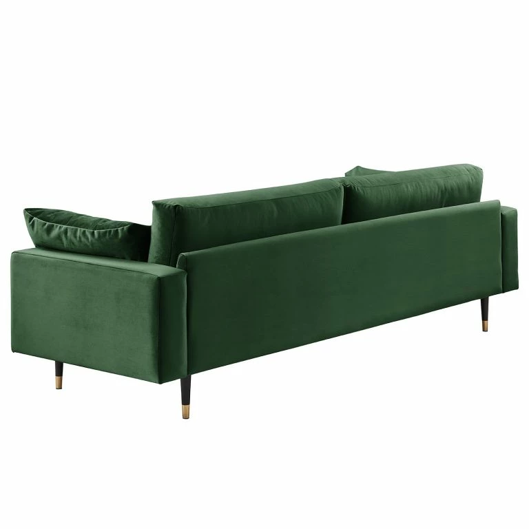 Loftscape Maison Belfort Canapé Venette (3 Places) – Microfibre – Microfibre Bruna: Vert Foncé