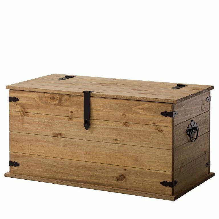 loftscape Maison Belfort Coffre Finca Rustica – Pin massif – Epicéa naturel