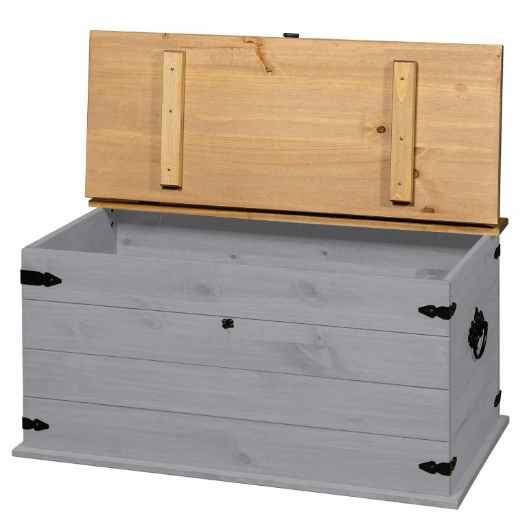 Loftscape Maison Belfort Coffre Finca Rustica – Pin Massif – Pin Gris