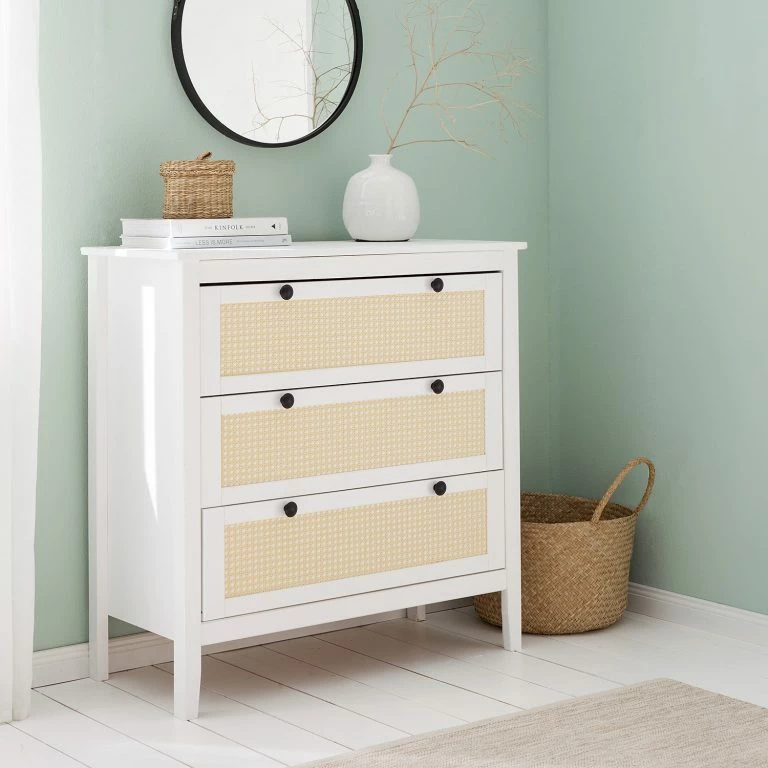 Loftscape Maison Belfort Commode Belleria I – Pin Massif – Blanc
