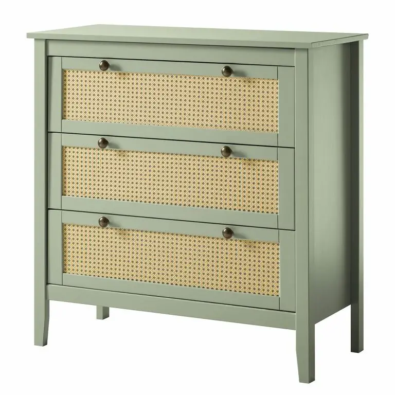 loftscape Maison Belfort Commode Belleria I – Pin massif – Vert olive clair