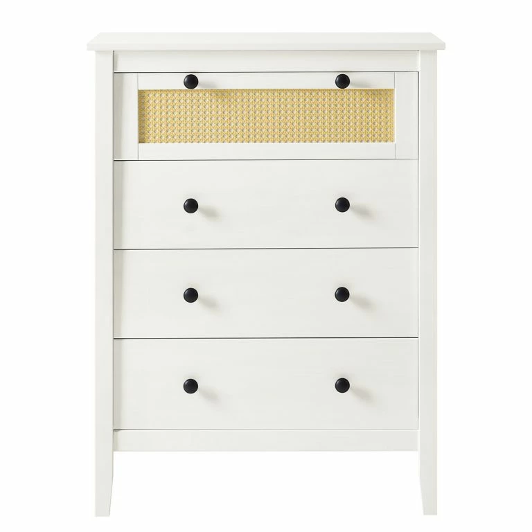 Loftscape Maison Belfort Commode Belleria II – Pin Massif – Blanc