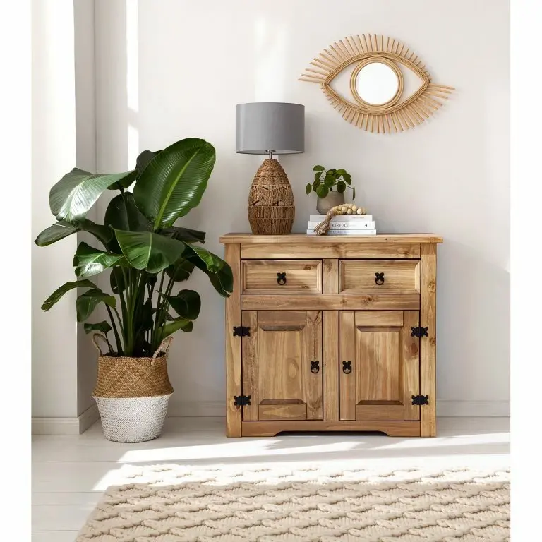 Loftscape Maison Belfort Commode Finca Rustica I – Pin Massif – Epicéa Naturel