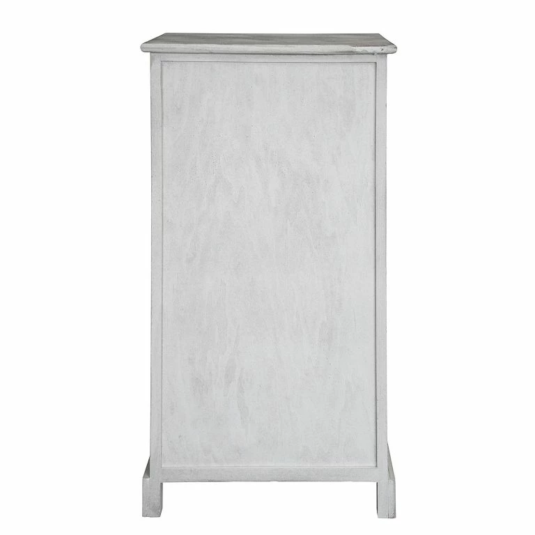 Loftscape Maison Belfort Commode Nadi I – Partiellement En Paulownia Massif – Blanc Cassé – 86 Cm