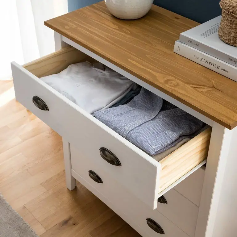 Loftscape Maison Belfort Commode Rivery II – Pin Massif – Blanc