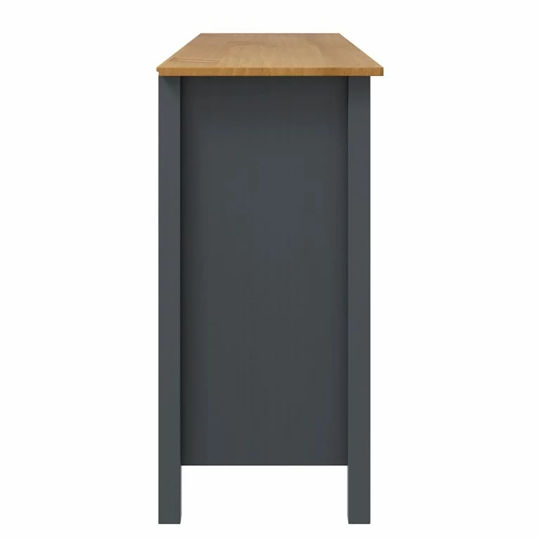 Loftscape Maison Belfort Commode Rivery III – Pin Massif – Anthracite
