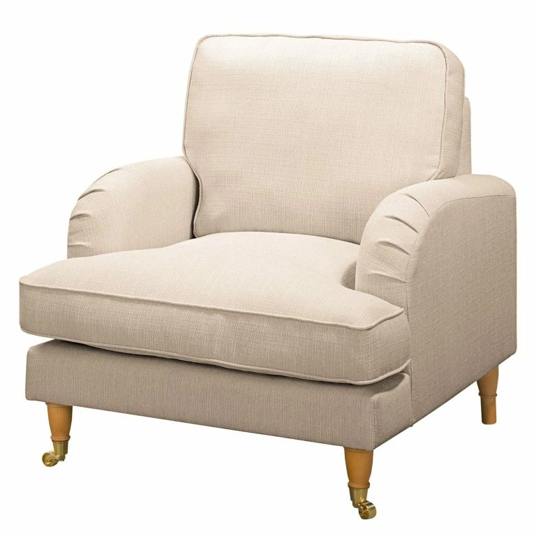 loftscape Maison Belfort Fauteuil Bethania II – Tissu – Crème