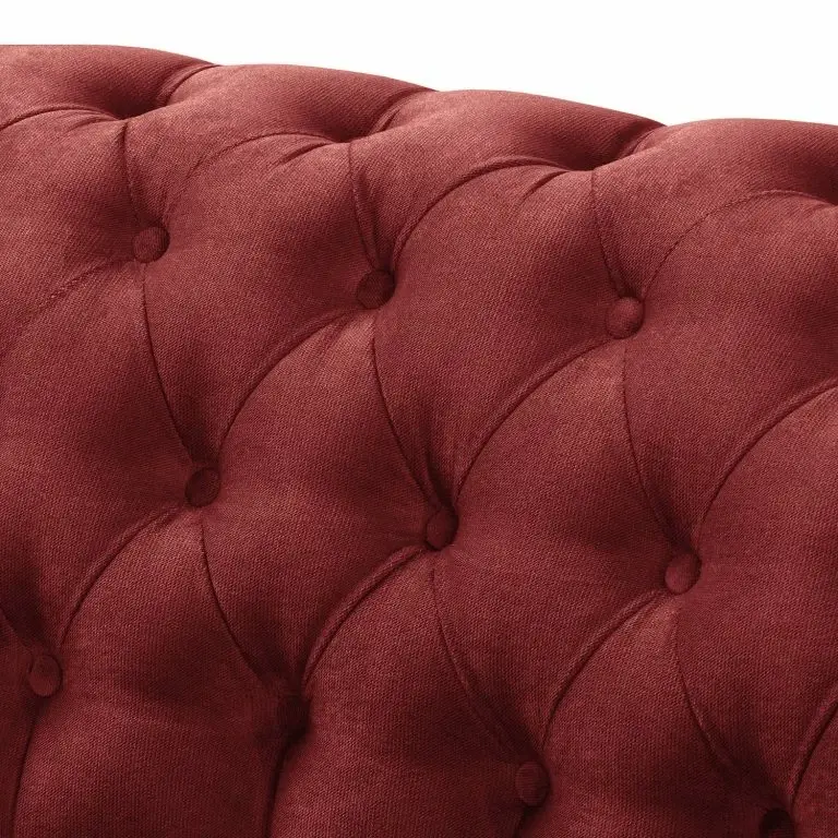 Loftscape Maison Belfort Fauteuil Chesterfield Pintano – Rouge